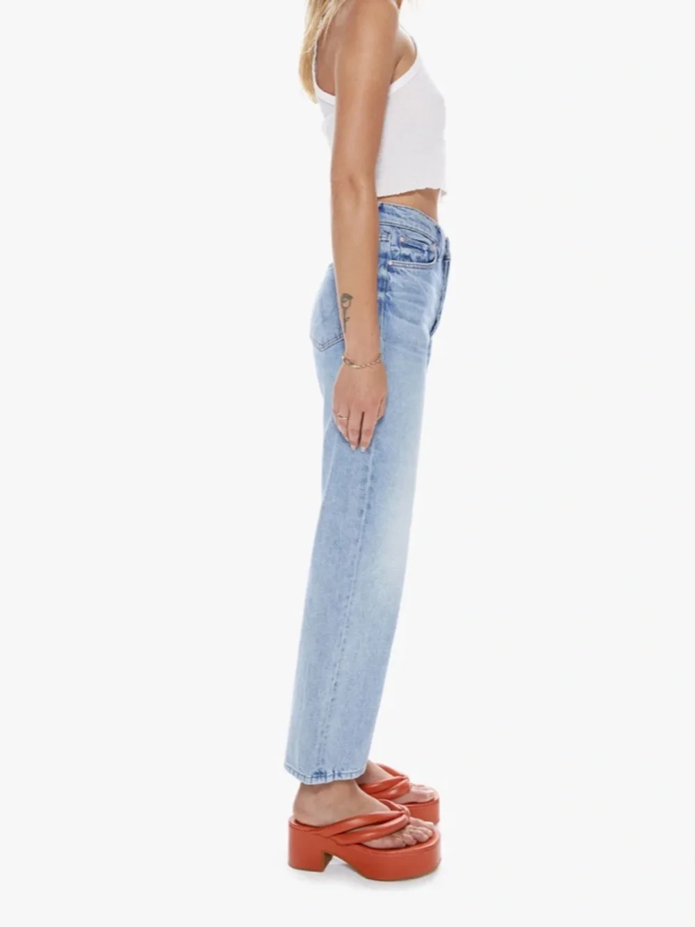 MOTHER Rambler Ankle Jeans - Picture 2 of 9